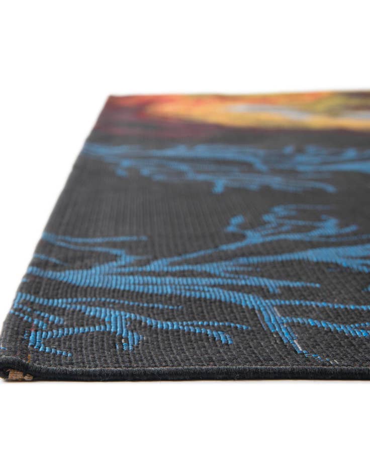 Detail image of 12' x 12' Easy-Clean Coastal Indoor / Outdoor Square Rug