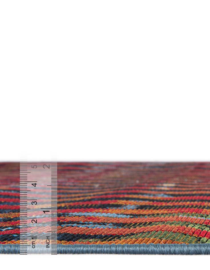 Detail image of 6' x 6' Easy-Clean Modern Indoor / Outdoor Square Rug
