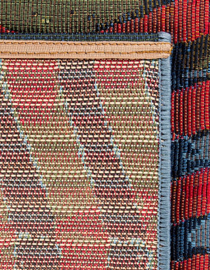 Detail image of 6' x 6'  Washable Modern Indoor / Outdoor Square Rug