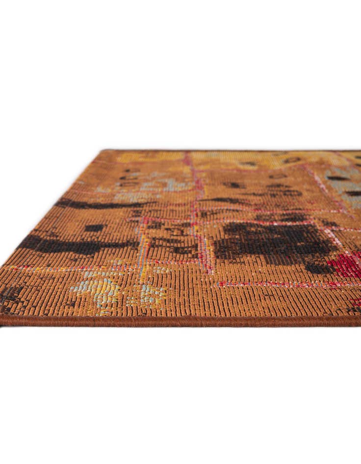 Detail image of 6' x 6' Easy-Clean Modern Indoor / Outdoor Square Rug
