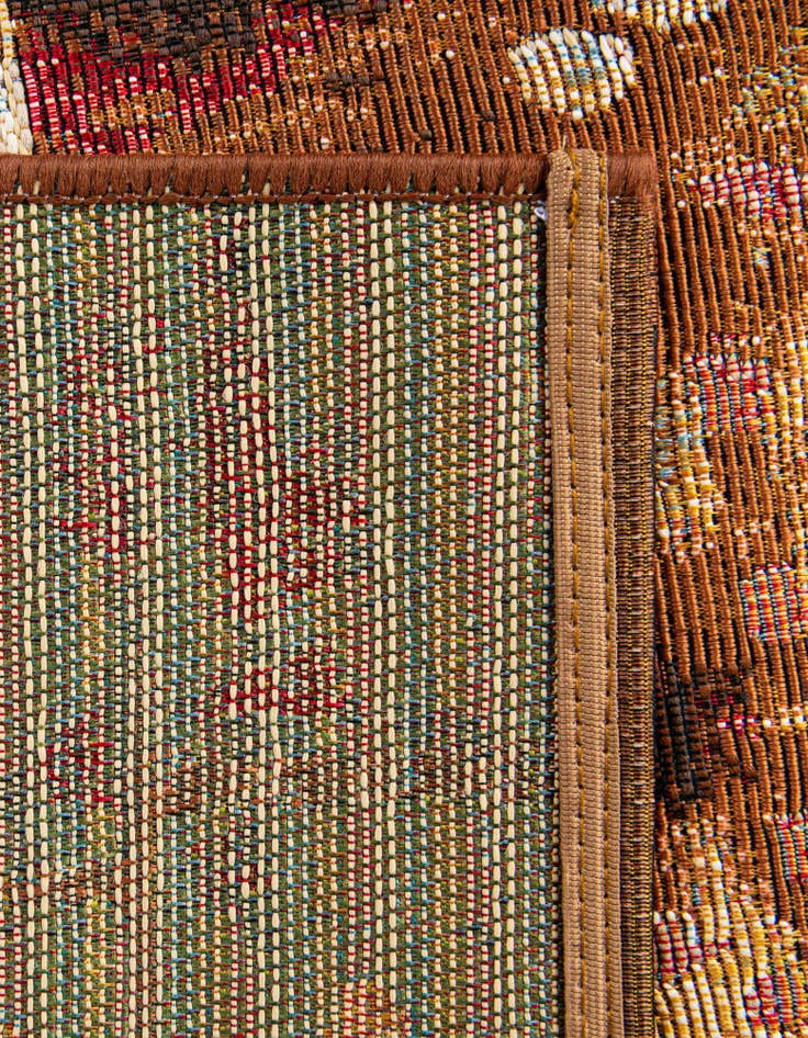 Detail image of 6' x 6'  Washable Modern Indoor / Outdoor Square Rug