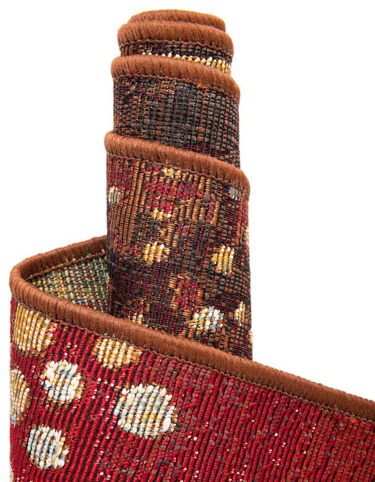 Detail image of 6' x 6' Easy-Clean Modern Indoor / Outdoor Square Rug