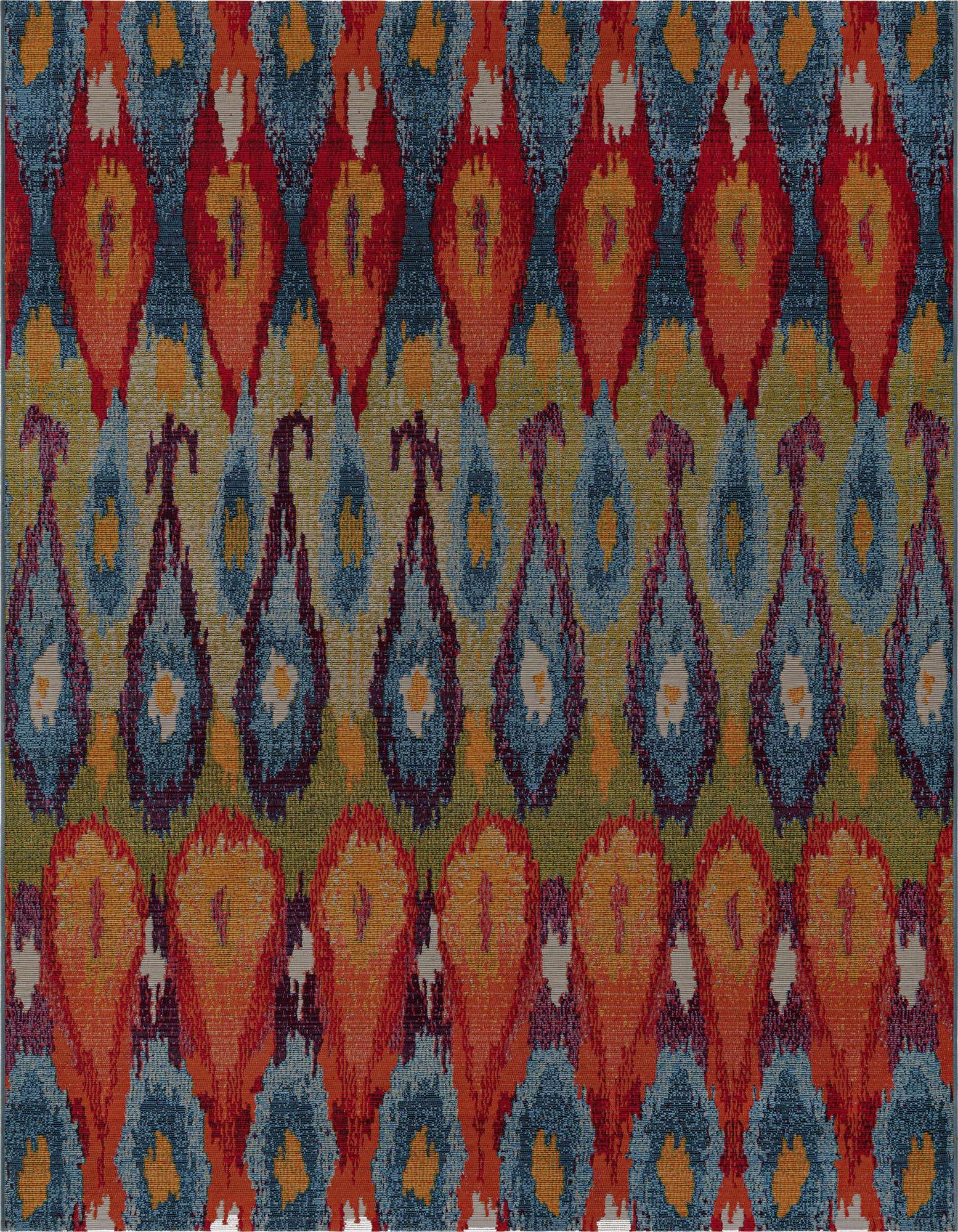 6' x 6' Easy-Clean Modern Indoor / Outdoor Square Rug