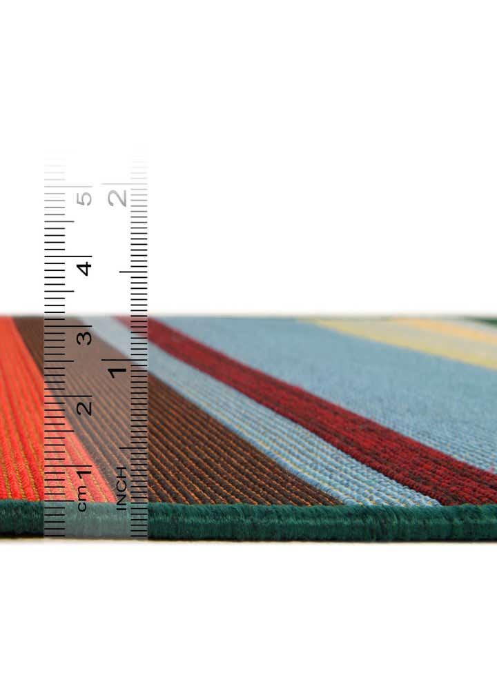 6' x 6' Easy-Clean Modern Indoor / Outdoor Square Rug