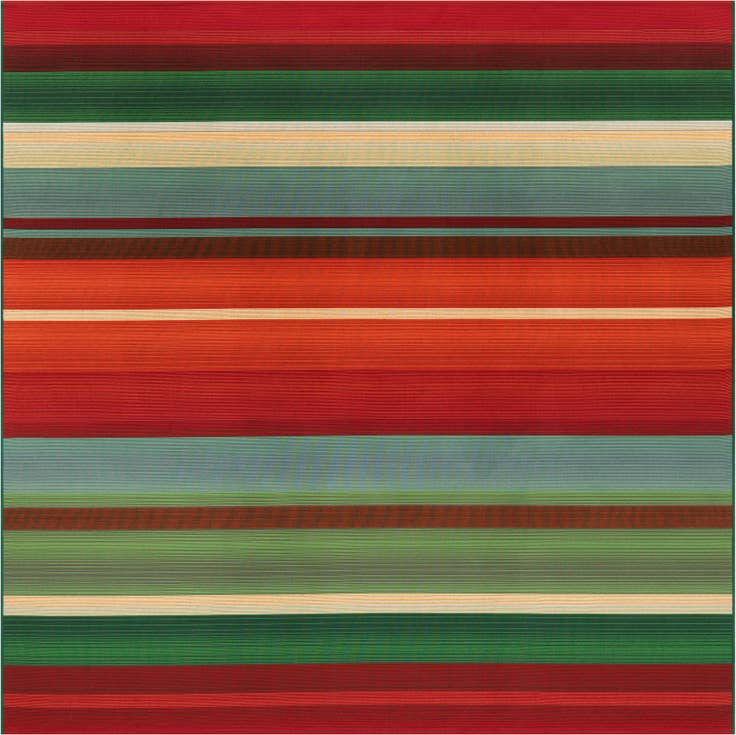Detail image of 7' 10 x 7' 10 Easy-Clean Modern Indoor / Outdoor Square Rug