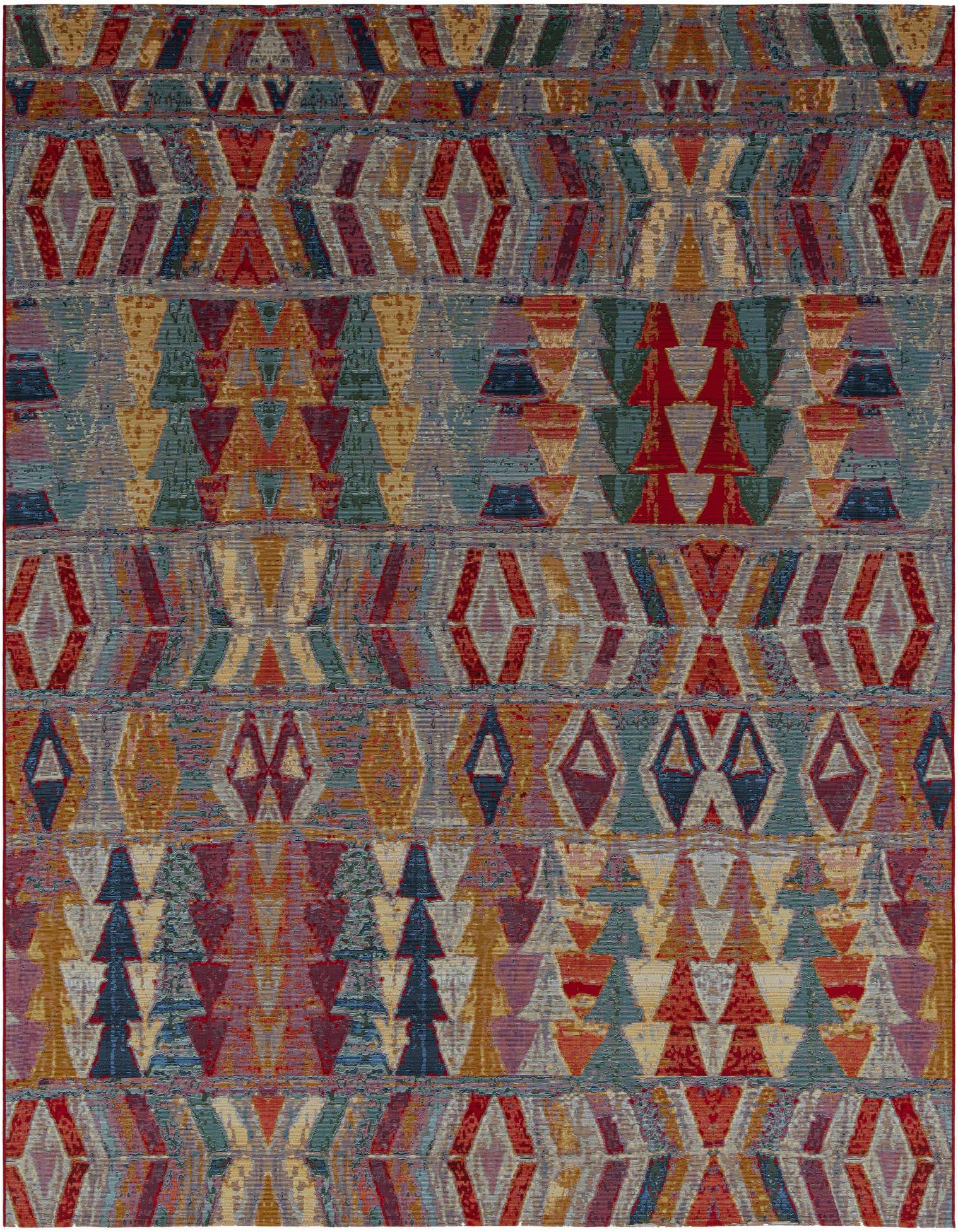 10' x 10' Easy-Clean Modern Indoor / Outdoor Square Rug