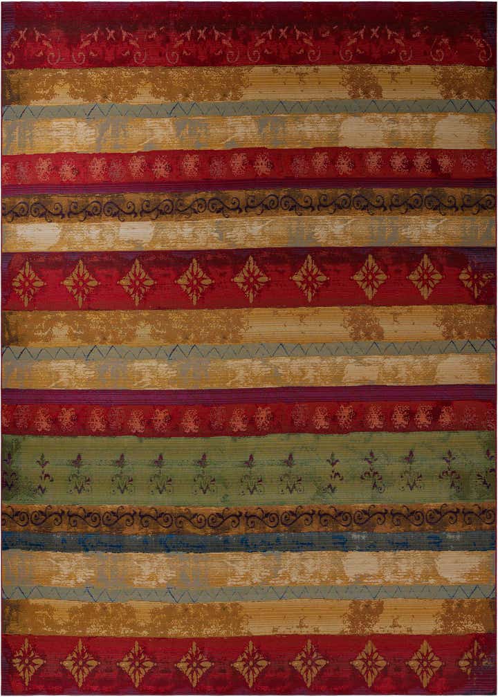 12' x 12' Easy-Clean Modern Indoor / Outdoor Square Rug