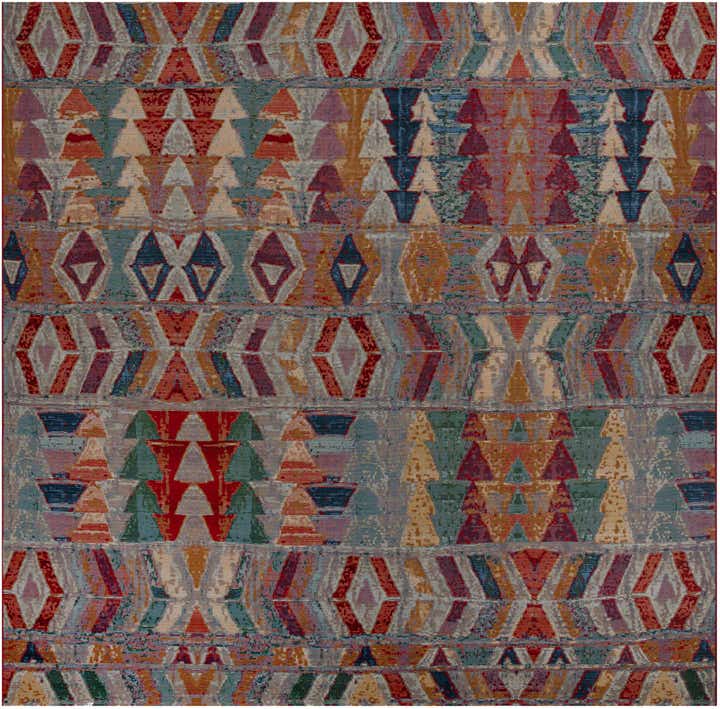 12' x 12' Easy-Clean Modern Indoor / Outdoor Square Rug
