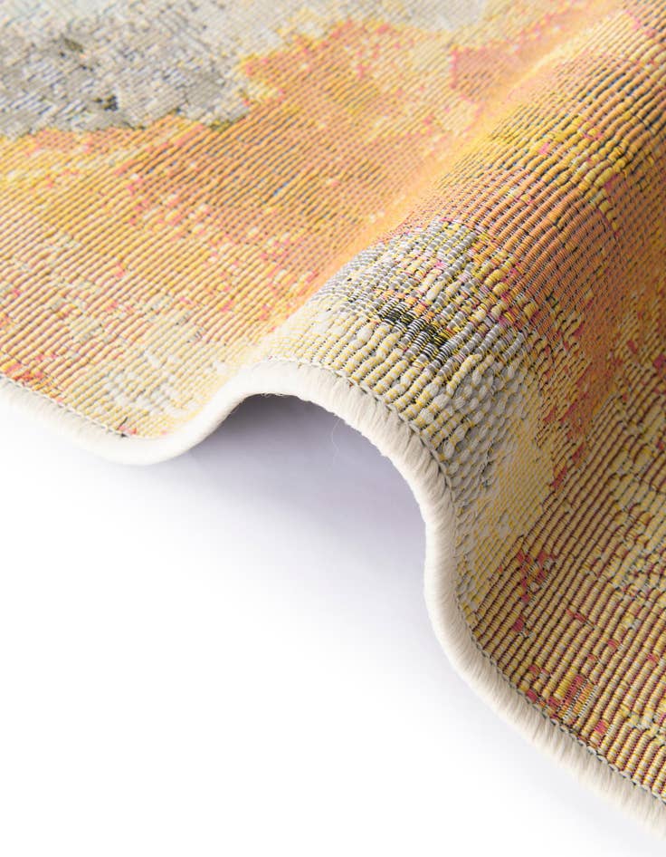 Detail image of 10' x 10'  Washable Modern Indoor / Outdoor Square Rug