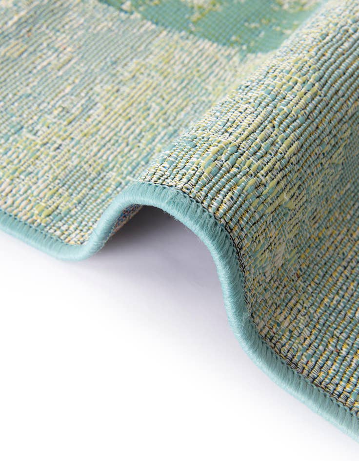 Detail image of 10' x 10'  Washable Modern Indoor / Outdoor Square Rug