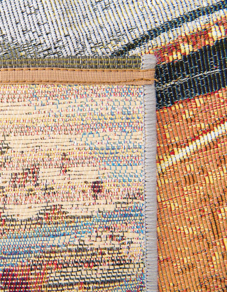 Detail image of 10' x 10'  Washable Modern Indoor / Outdoor Square Rug