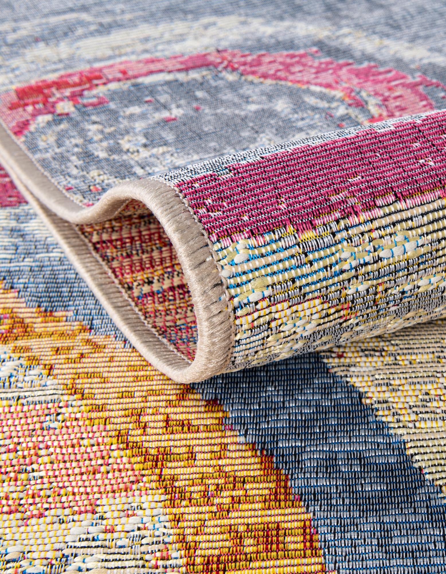 10' x 10' Easy-Clean Modern Indoor / Outdoor Square Rug
