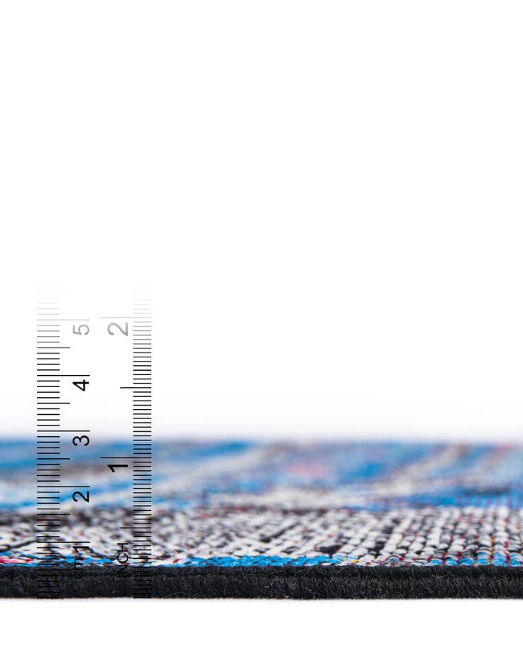 Detail image of 10' x 10' Easy-Clean Modern Indoor / Outdoor Square Rug