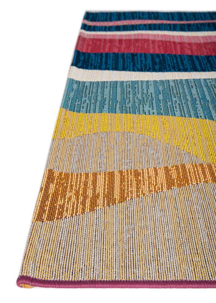 7' 10 x 7' 10 Easy-Clean Modern Indoor / Outdoor Square Rug