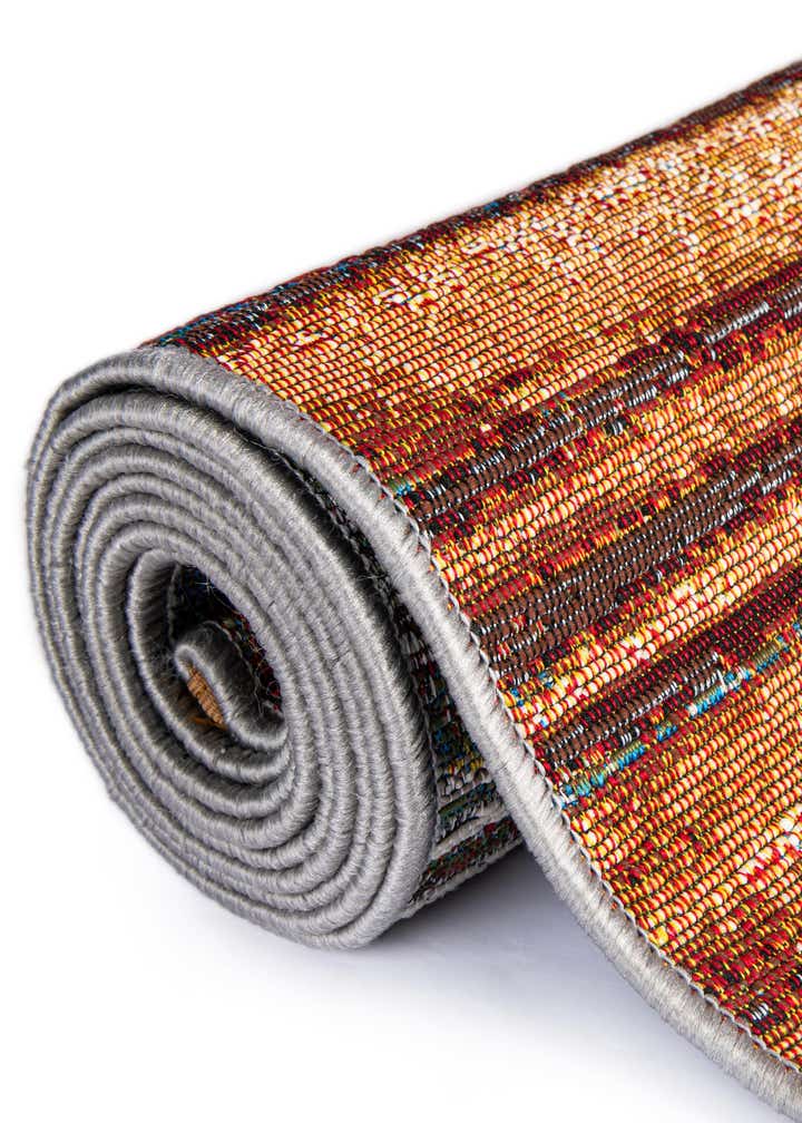 7' 10 x 7' 10 Easy-Clean Modern Indoor / Outdoor Square Rug