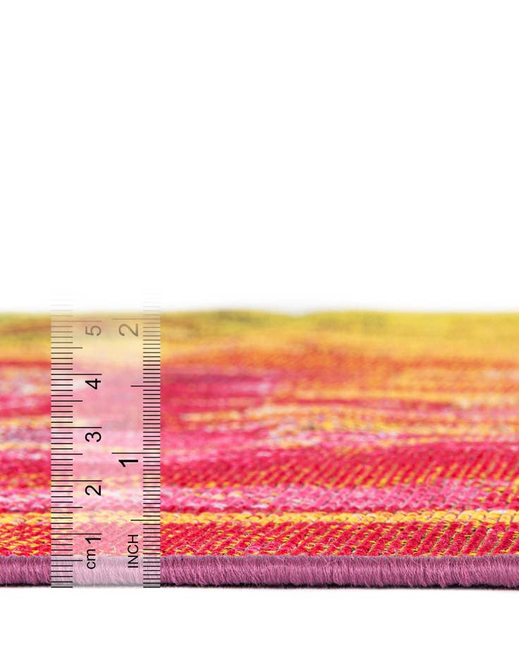 Detail image of 8' x 8' Easy-Clean Modern Indoor / Outdoor Square Rug