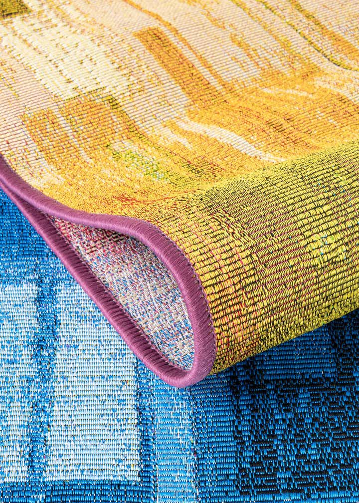 8' x 8' Easy-Clean Modern Indoor / Outdoor Square Rug