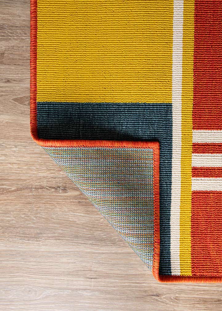 7' 10 x 7' 10 Easy-Clean Modern Indoor / Outdoor Square Rug