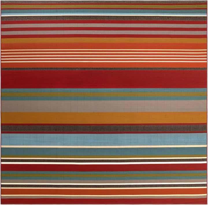 10' x 10' Easy-Clean Modern Indoor / Outdoor Square Rug