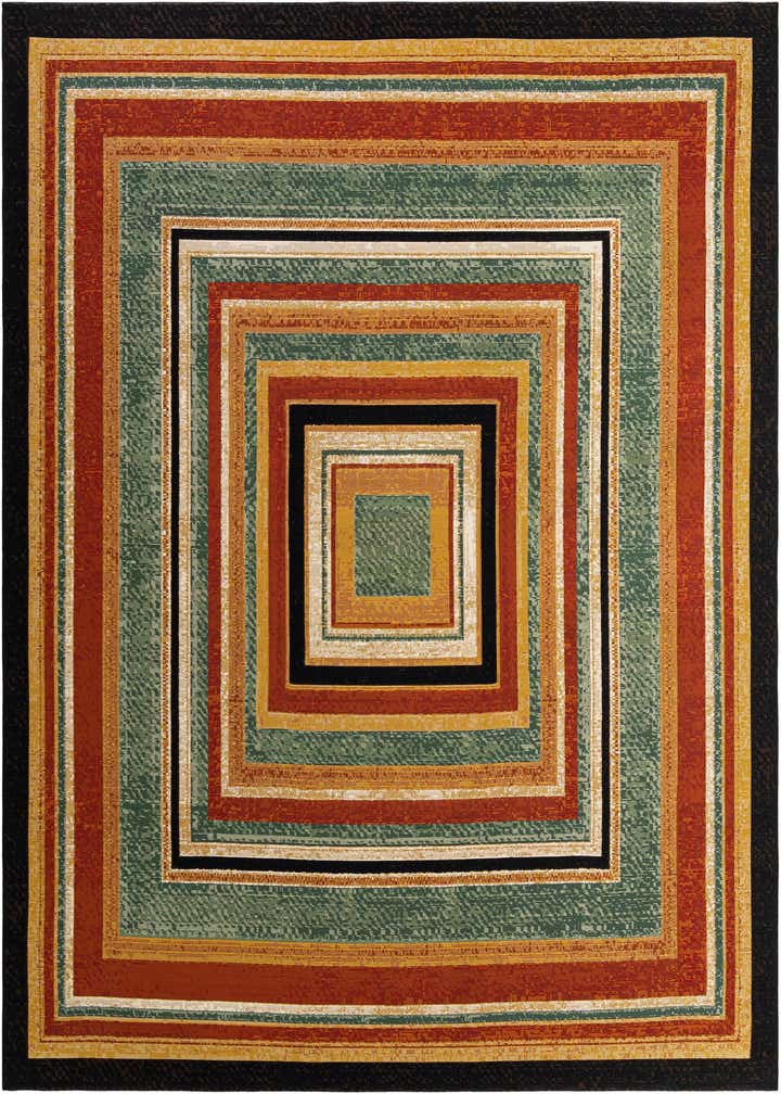 10' x 10' Easy-Clean Modern Indoor / Outdoor Square Rug