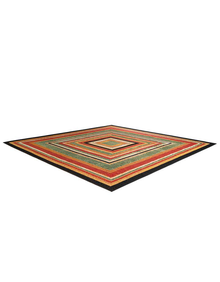 10' x 10' Easy-Clean Modern Indoor / Outdoor Square Rug