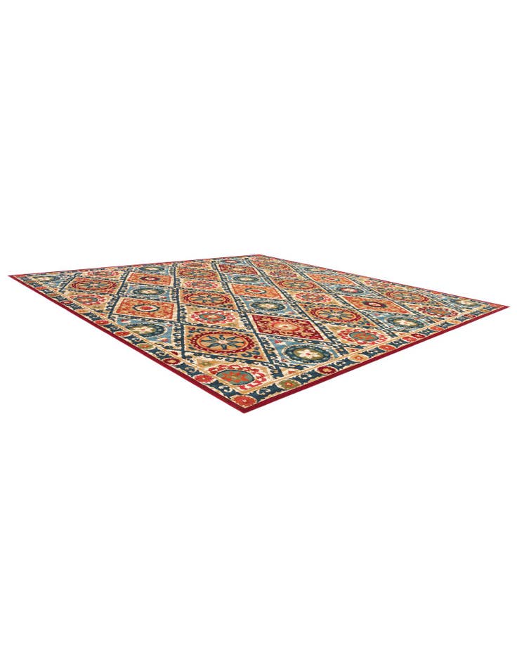 Detail image of 10' x 10' Easy-Clean Modern Indoor / Outdoor Square Rug