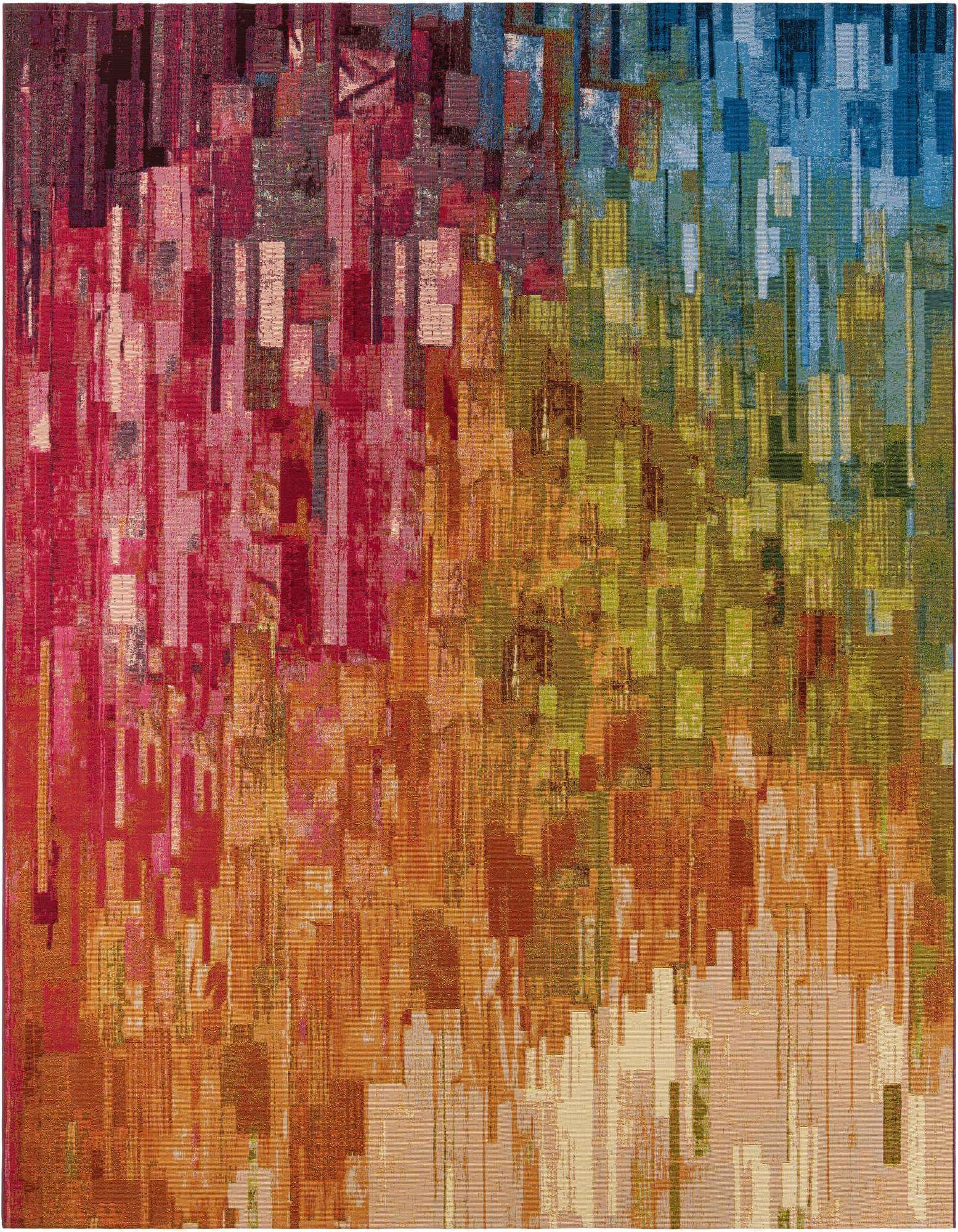 10' x 10' Easy-Clean Modern Indoor / Outdoor Square Rug