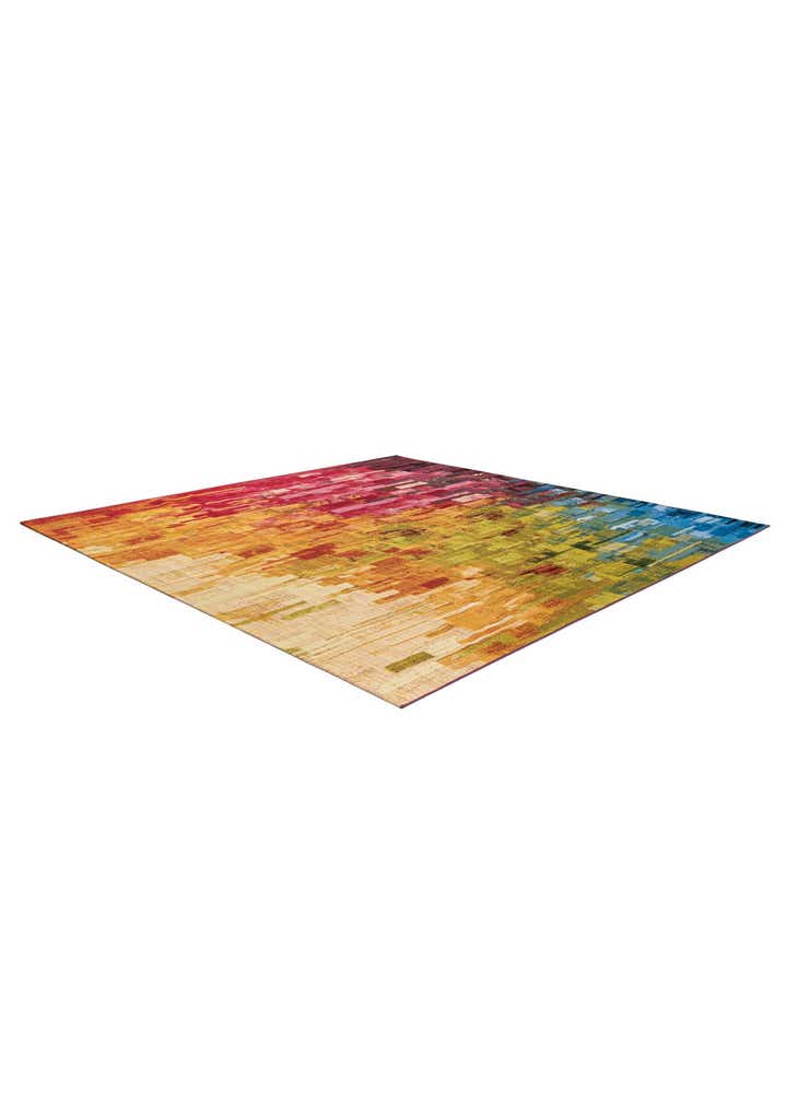 10' x 10' Easy-Clean Modern Indoor / Outdoor Square Rug