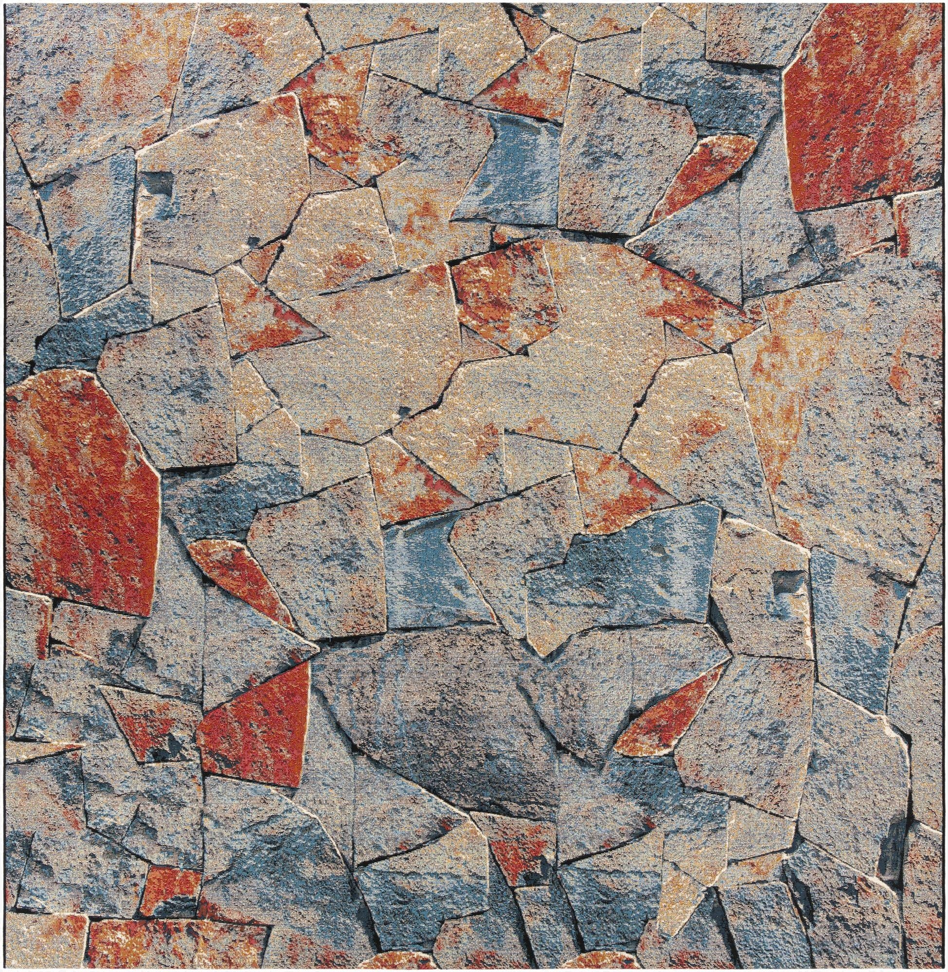 Primary image 10' x 10'  Washable Modern Indoor / Outdoor Square Rug