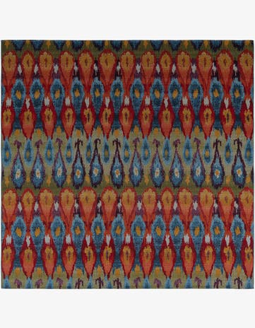 10' x 10' Easy-Clean Modern Indoor / Outdoor Square Rug