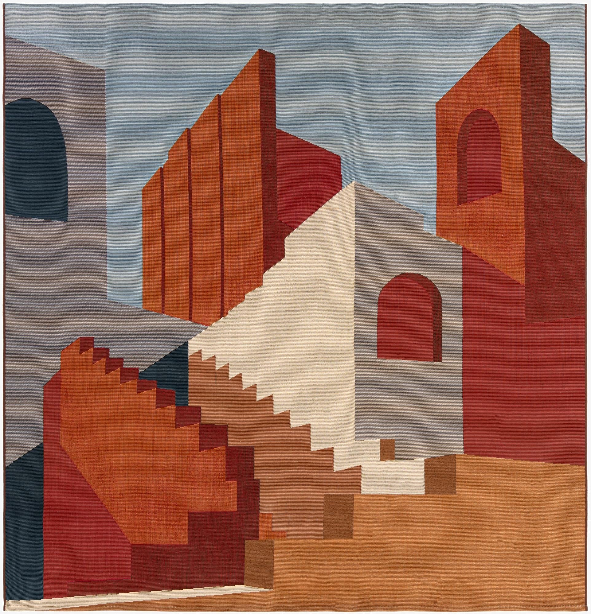 7' 10 x 7' 10  Washable Modern Indoor / Outdoor Square Rug