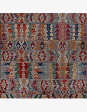 Easy-Clean Modern Indoor / Outdoor Square Rug