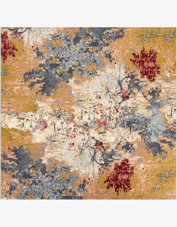 10' x 10' Easy-Clean Modern Indoor / Outdoor Square Rug