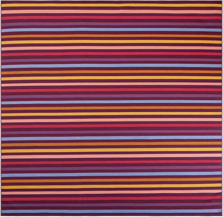 305cm x 305cm Leicht zu reinigen Ribbon Innen- / Außenbereich Quadrat Teppich