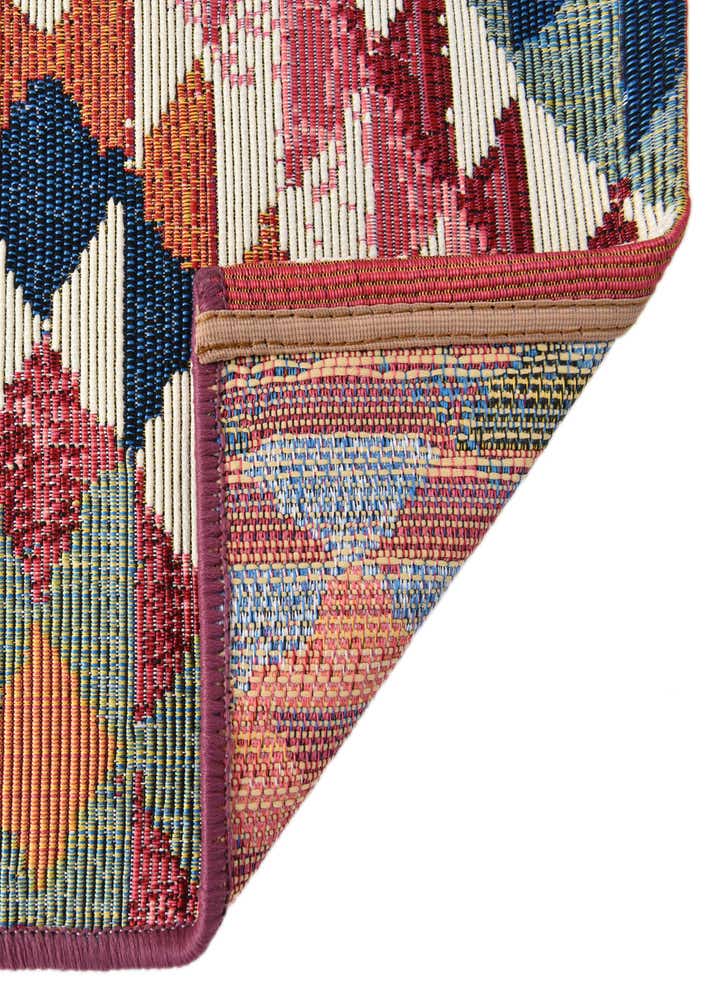 6' x 6' Easy-Clean Southwestern Indoor / Outdoor Square Rug