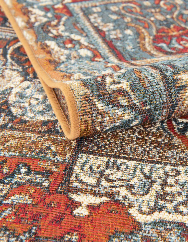 Detail image of 10' x 10' Easy-Clean Traditional Indoor / Outdoor Square Rug