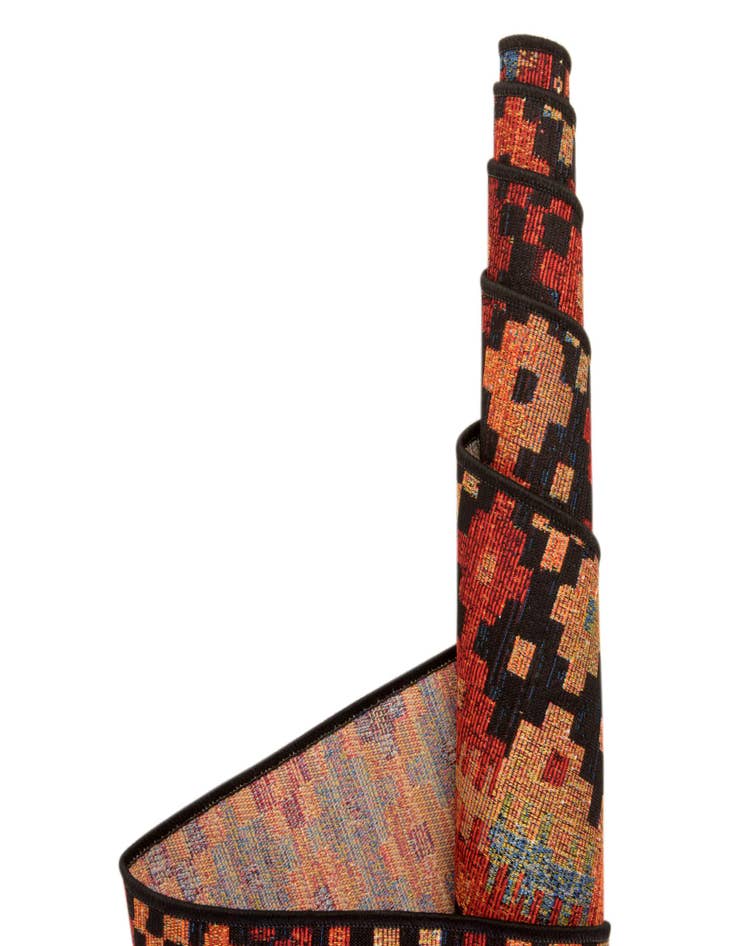 Detail image of 7' 10 x 7' 10  Washable Tribal Indoor / Outdoor Square Rug