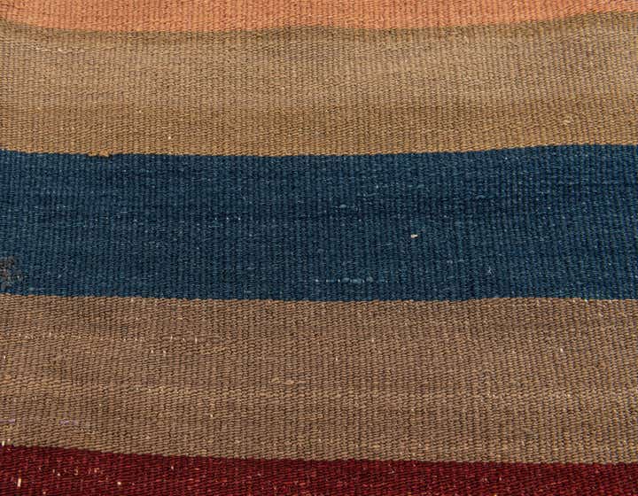 3' 3 x 3' 3 Hand Woven Pillow Wool Square Rug
