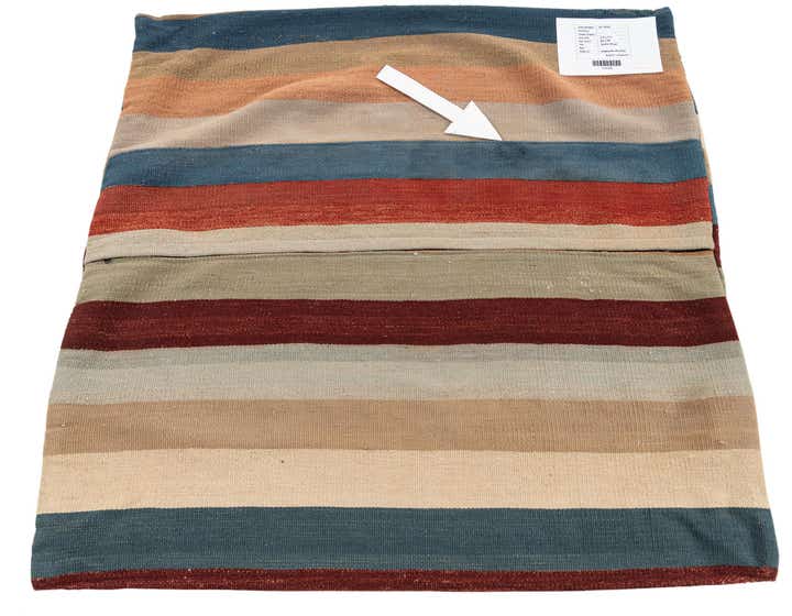 3' 3 x 3' 3 Hand Woven Pillow Wool Square Rug