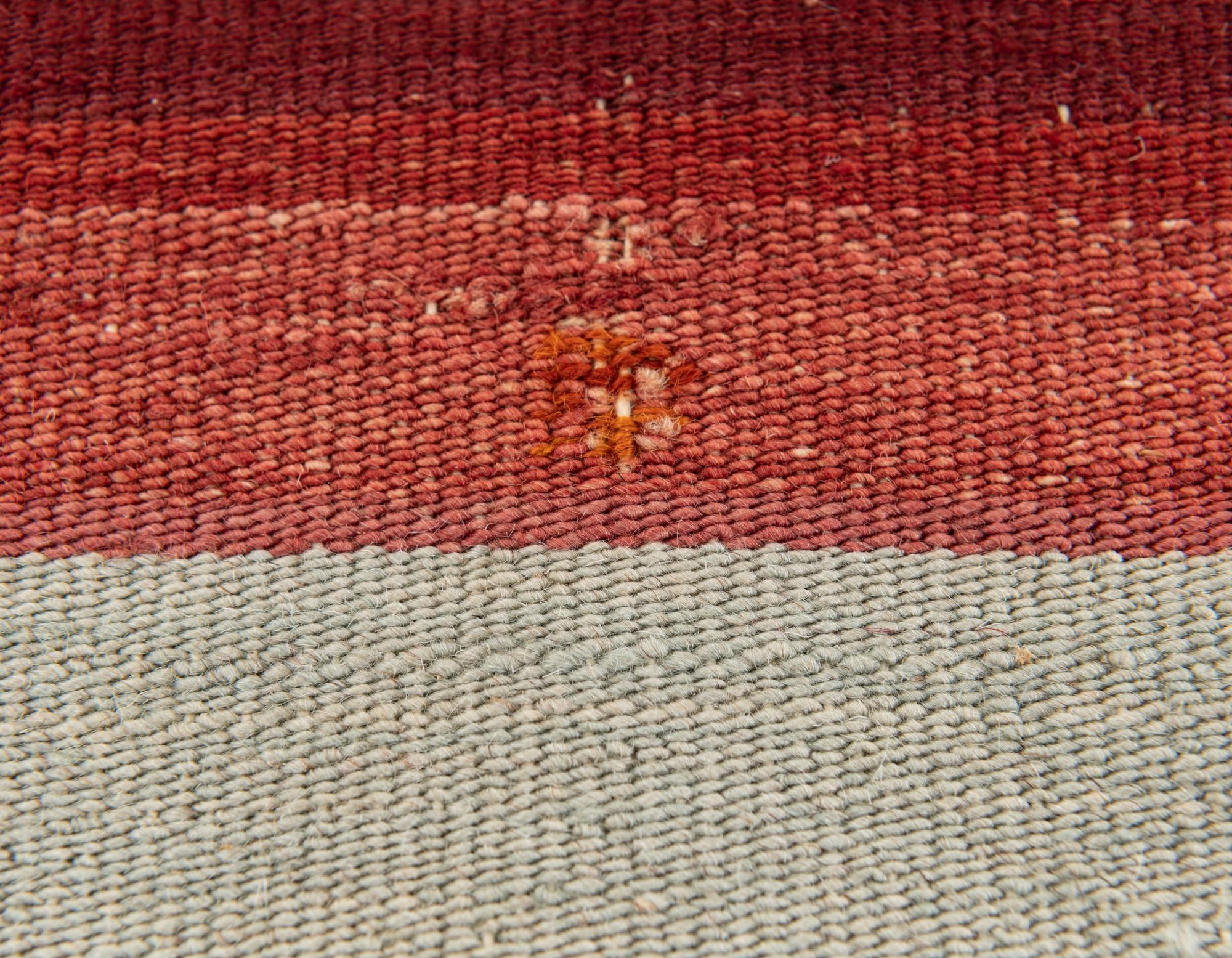 3' 3 x 3' 3 Hand Woven Pillow Wool Square Rug