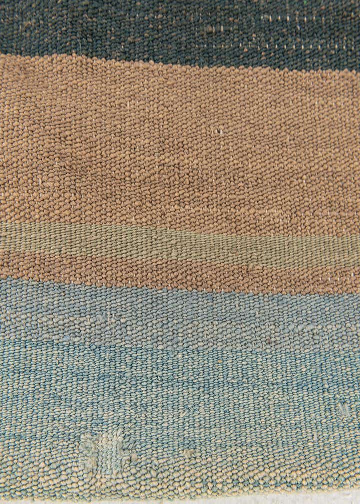3' 3 x 3' 3 Hand Woven Pillow Wool Square Rug