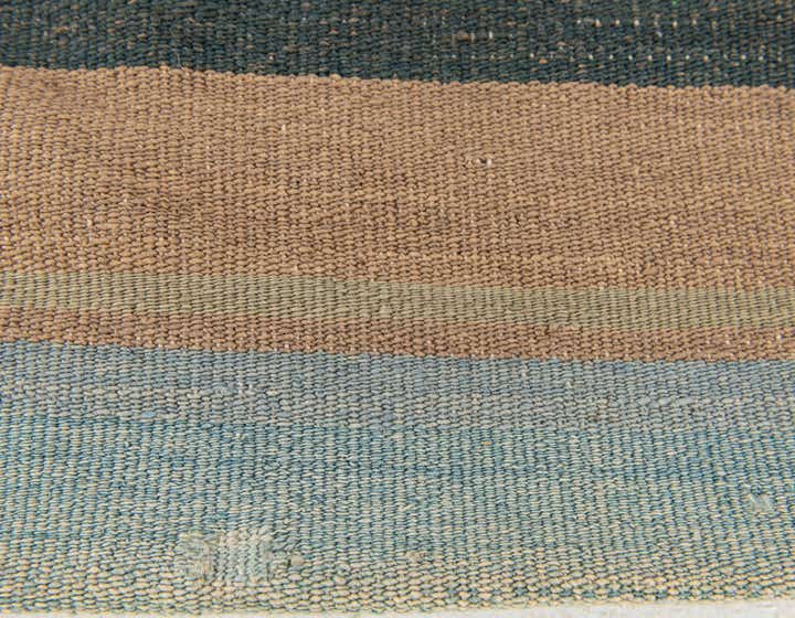 3' 3 x 3' 3 Hand Woven Pillow Wool Square Rug