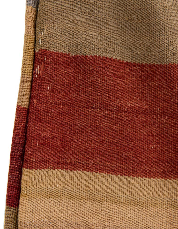 Detail image of 3' 1 x 3' 3 Hand Woven Pillow Wool Square Rug