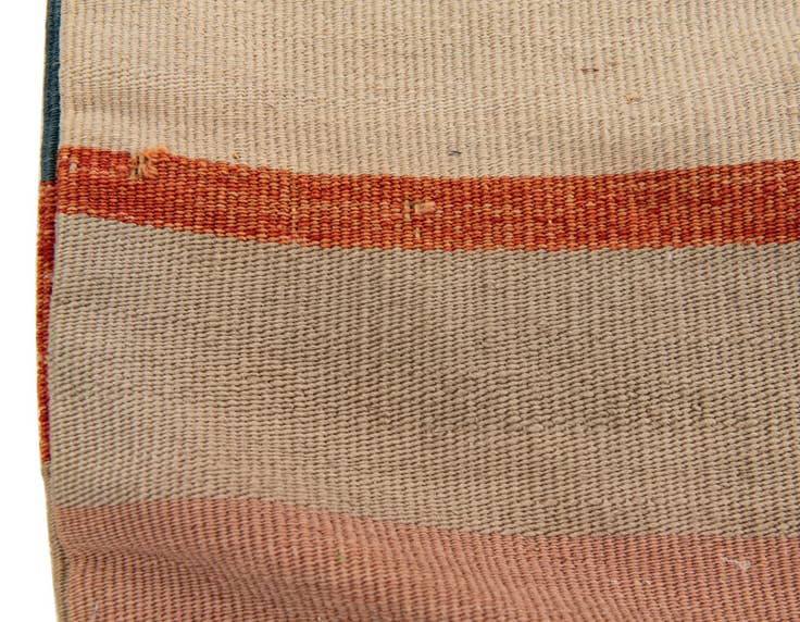 Detail image of 3' 3 x 3' 4 Hand Woven Pillow Wool Square Rug