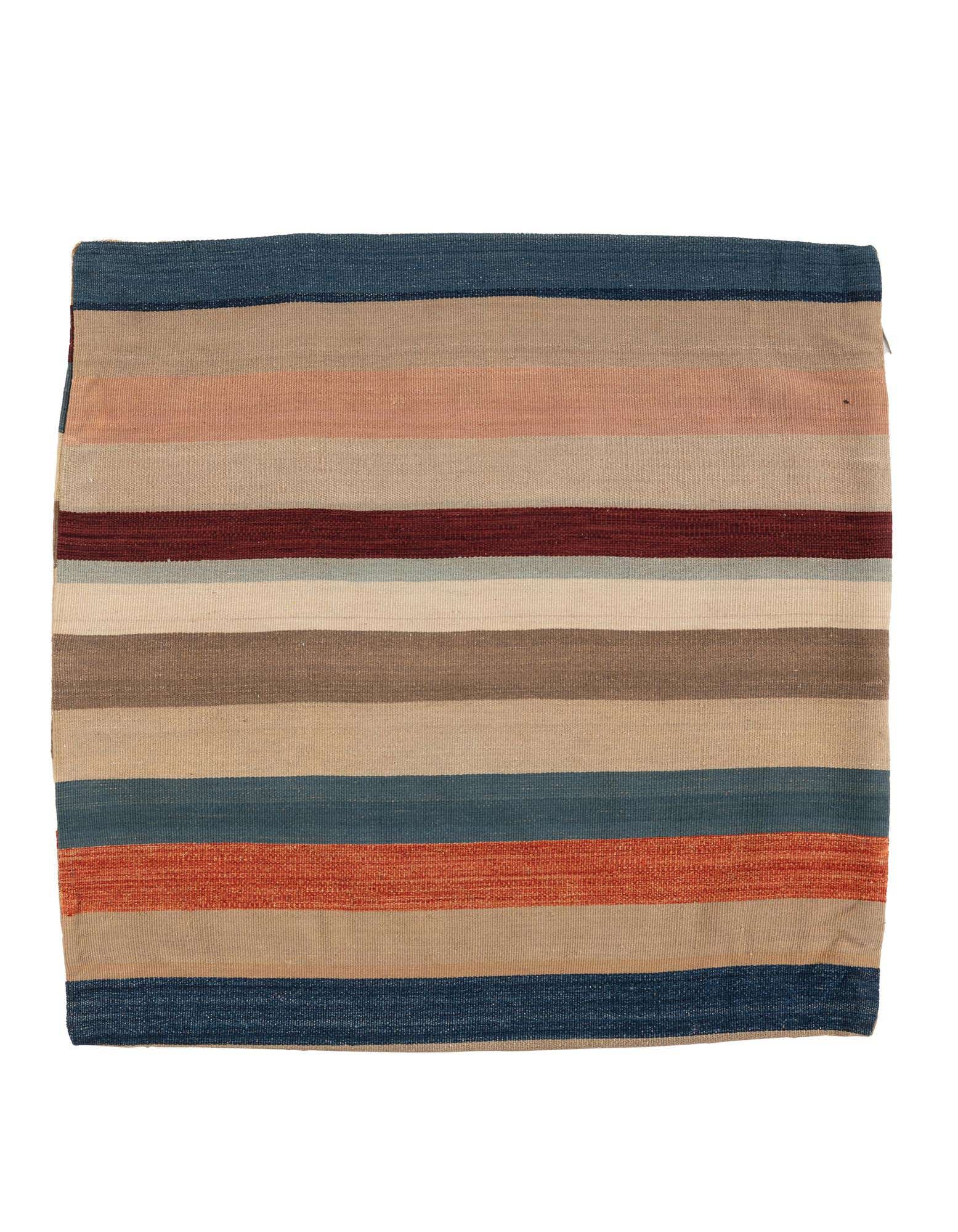 3' 3 x 3' 4 Hand Woven Pillow Wool Square Rug