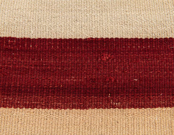 Detail image of 2' 10 x 3' Hand Woven Pillow Wool Square Rug