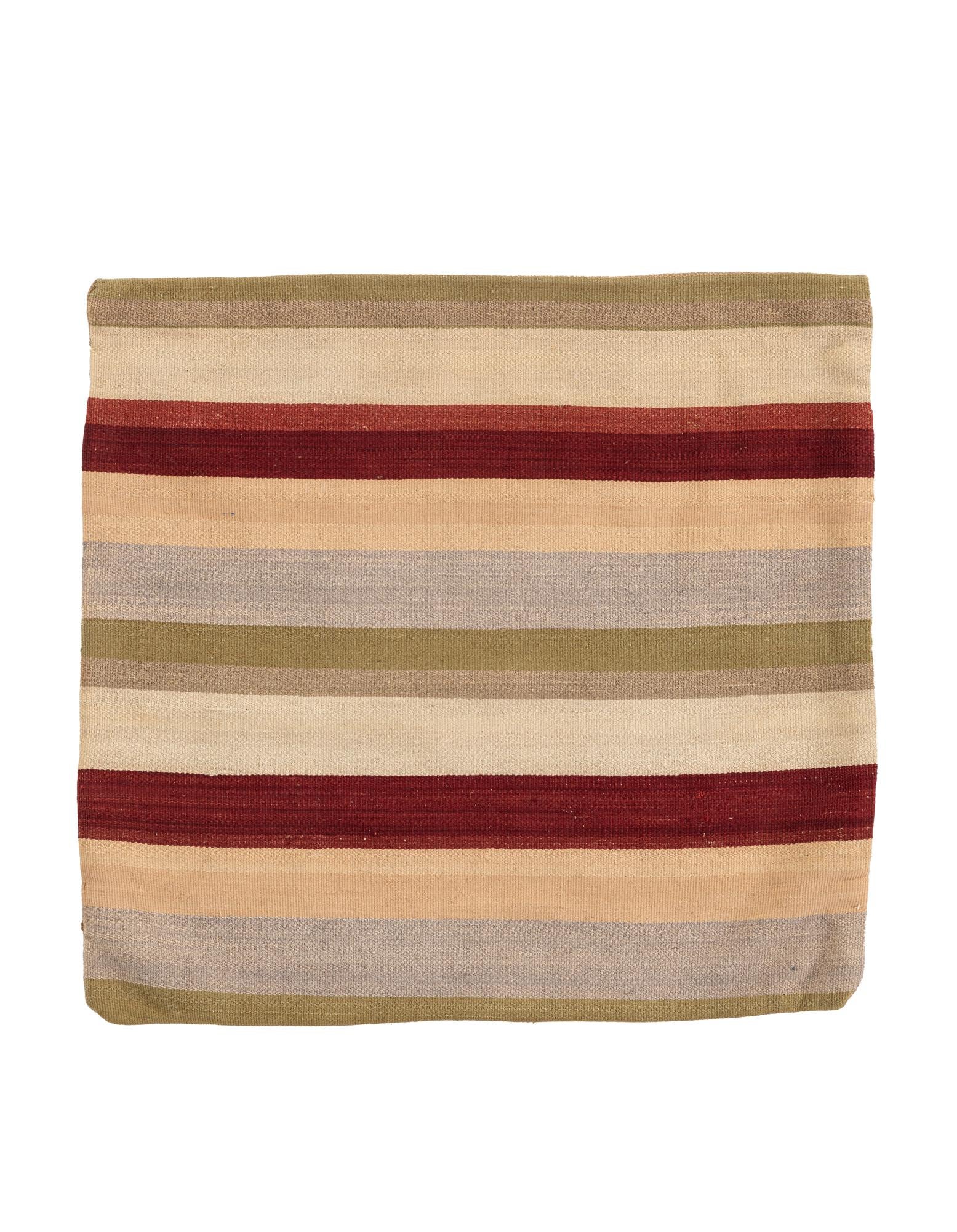 2' 10 x 3' Hand Woven Pillow Wool Square Rug