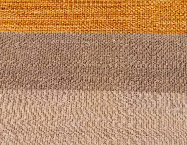 Detail image of 2' 5 x 2' 6 Hand Woven Pillow Wool Square Rug