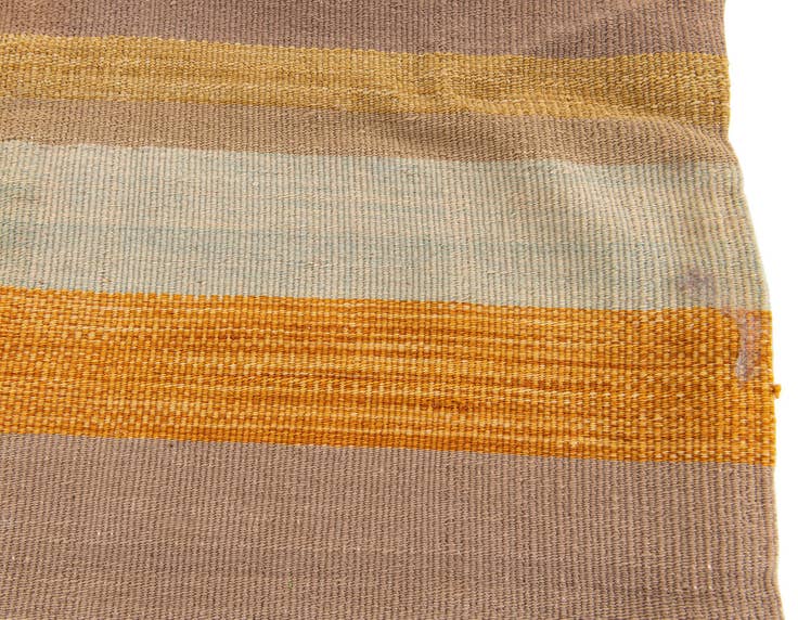 Detail image of 2' 5 x 2' 6 Hand Woven Pillow Wool Square Rug
