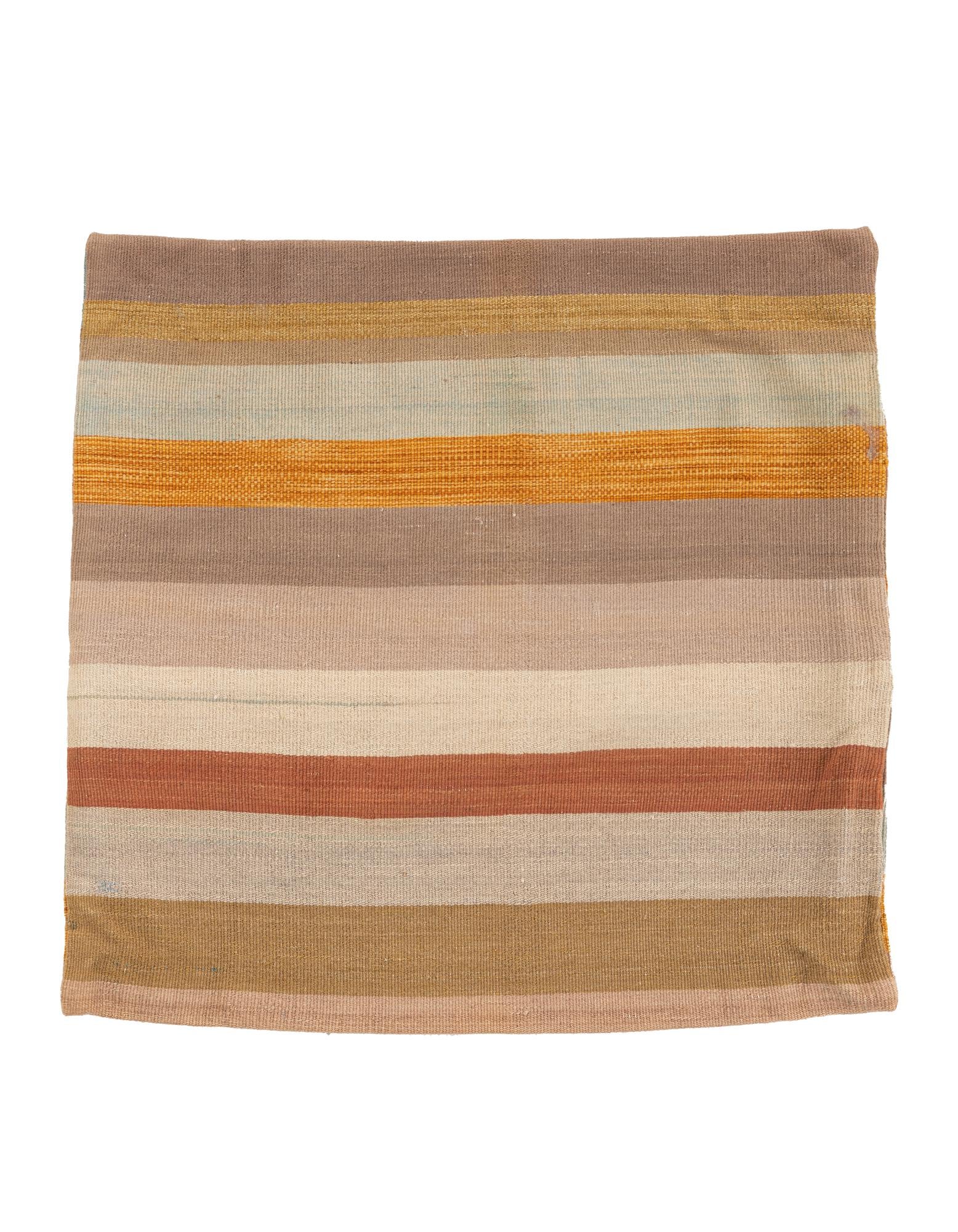2' 5 x 2' 6 Hand Woven Pillow Wool Square Rug